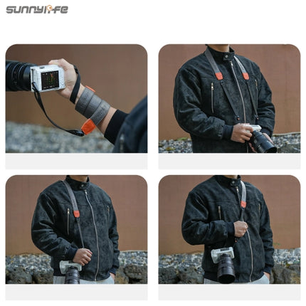 Sunnylife Universal Quick Release Camera Shoulder Strap Adjustable 32mm Wide Lanyard Safety Neck Sling for DSLR Mirrorless Cameras Travel Use Sunnylife