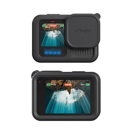 aMagisn Silicone Cover Case w/ Strap for GoPro Hero 13 Camera AP11