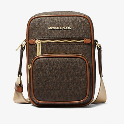 Michael Kors Jet Set Medium Signature Logo Crossbody Bag