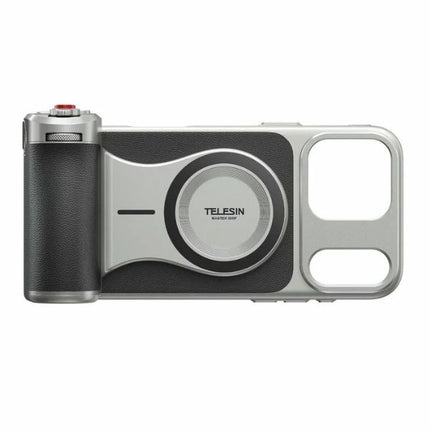 TELESIN Master Grip DSLR-Style Selfie Grip w/ Remote for iPhone17 ProMax P5-MCS-11-TIP Telesin