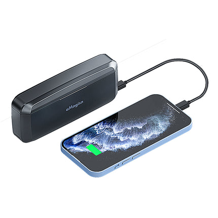 aMagisn 2-Slot Storage Battery Charger & Power Bank 7710mAh for Insta360 X3 Cameras & Digital Devices AX13