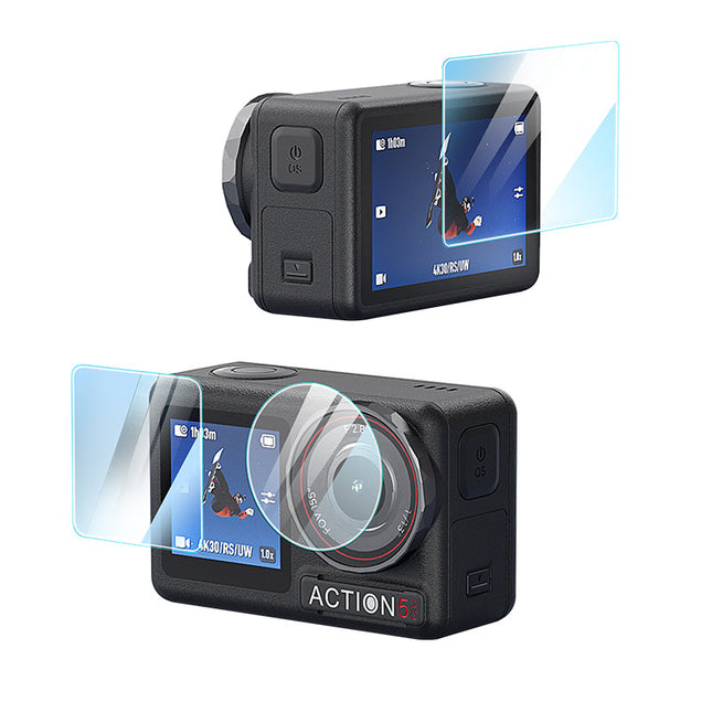 aMagisn Tempered Glass Protector for DJI Osmo Action 5 Pro Camera AA17 aMagisn