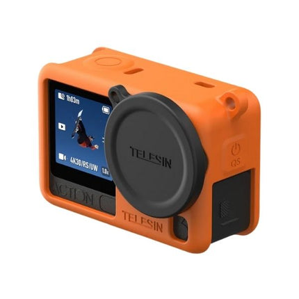 Telesin Silicone Protective Cover Case w/ Strap for DJI Osmo Action 6 Camera S6-PTC-11 Telesin