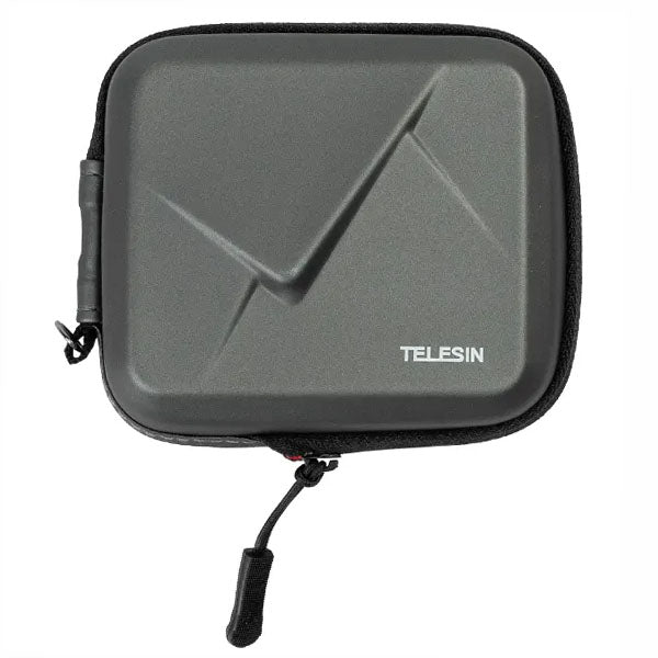 Telesin Hard Shell Mounting Portable Semi-Open Zipper Bag for Action Cameras Gopro, DJI Osmo, Insta360, SJCAM, etc S6-PRC-07