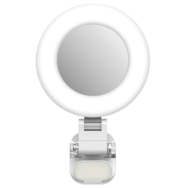 Telesin Mini Clip-on Mirror Ring Light for Smartphone iPhone & Android Devices, Laptop P5-BGD-03 Telesin