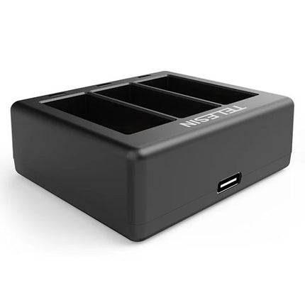 Telesin 3-Slot Battery Charging Hub for Gopro Hero 13 Camera S0-BCG-12-TGP