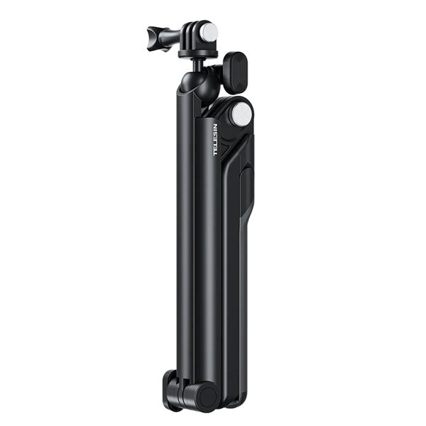 Telesin Mutifunctional Foldable Tripod Stand Stick Pole for Action Cameras Telesin