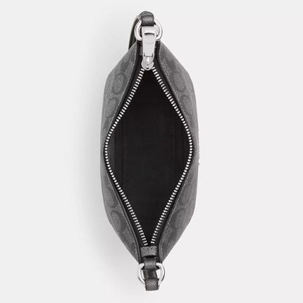 Coach Zip-Top in Signature Canvas – Functional & Chic Everyday Crossbody Bag for Women CW338