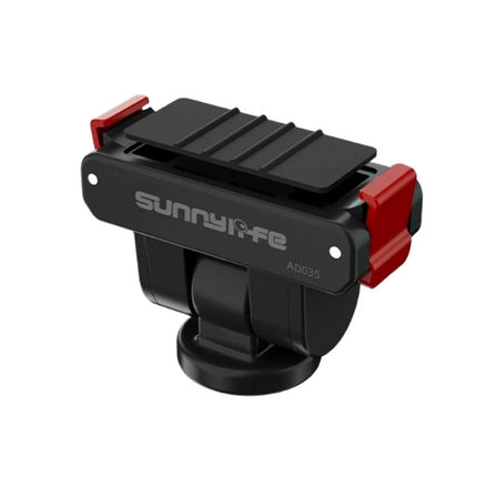 Sunnylife Magnetic Quick Release Adapter for DJI Osmo 360 Action 5 Pro 4 3 2 180° Tilt 1/4 Selfie Stick Mount for Vlog Travel Use OveerUps