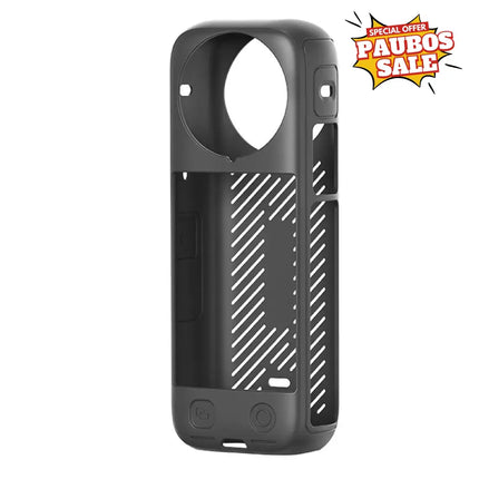 aMagisn Silicone Cover Case w/ Strap for Insta360 X4 Camera AD05 aMagisn