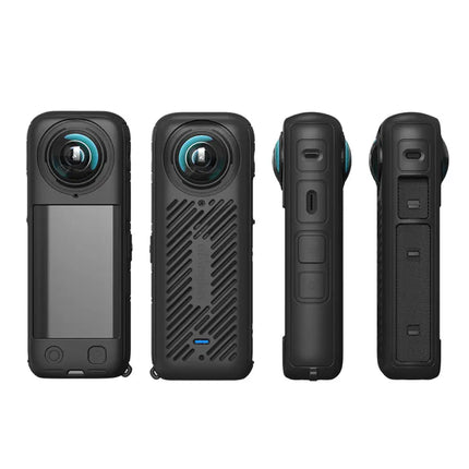 aMagisn Silicone Cover Case w/ Strap for Insta360 X4 Camera AD05 aMagisn
