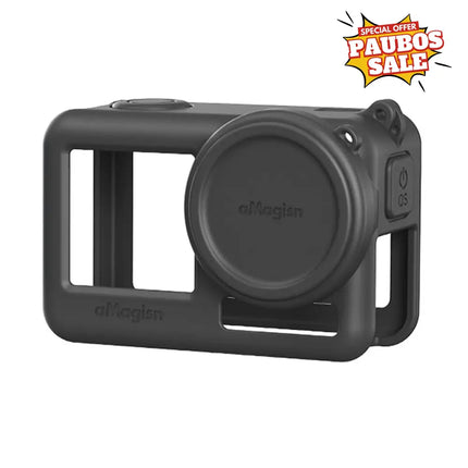 aMagisn Silicone Cover Case w/ Strap for DJI Osmo Action 4, 3 Cameras AA06 aMagisn