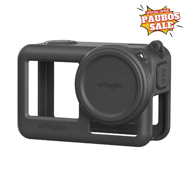 aMagisn Silicone Cover Case w/ Strap for DJI Osmo Action 4, 3 Cameras AA06 aMagisn