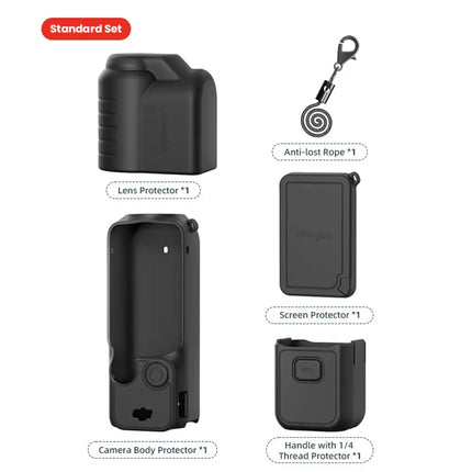 aMagisn Silicone Cover Case w/ Strap for DJI Pocket 3 Camera BD01-A aMagisn
