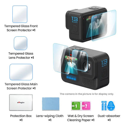 aMagisn Tempered Glass Protector for GoPro Hero 13 Camera AP22 aMagisn