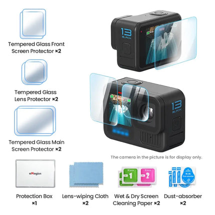 aMagisn Tempered Glass Protector for GoPro Hero 13 Camera AP22 aMagisn