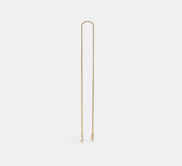 Coach Chain 46" – Bold & Stylish Versatile Shoulder Metal Strap Accessory CR457