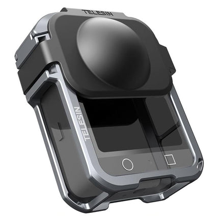 Telesin Aluminum Frame Cage Cold Shoe with Lens Cover for DJI Osmo 360 S6-FMS-30-TDJ Telesin