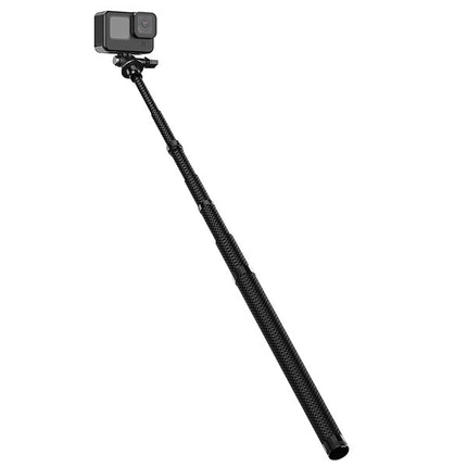 Telesin 1.16M Carbon Fiber Extendable Invisible Stick Monopod for Action Cameras Telesin