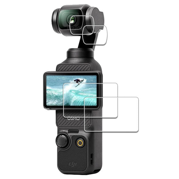 Telesin Tempered Glass Protector 2 Set for DJI Osmo Pocket 3 Camera S6-FLM-01-TDJ