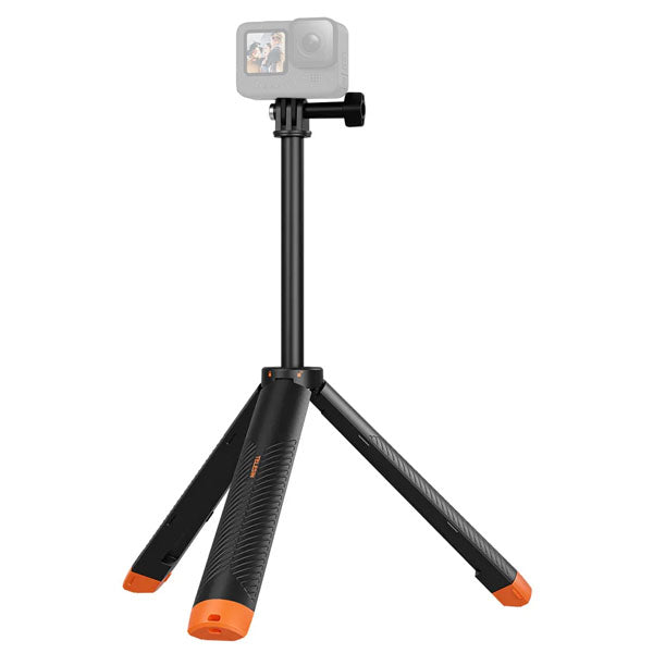 Telesin Floating Waterproof Stick Extendable Monopod w/ Tripod Stand for Action Cameras Gopro, DJI Osmo, Insta360, SJCAM, etc S1-TSS-02