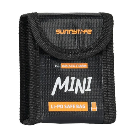 Sunnylife LiPo Battery Safe Bag for DJI Mini 5 Pro Mini 4 Pro Mini 3 Explosion Proof Fire Resistant Protective Storage Case for Travel Use OveerUps