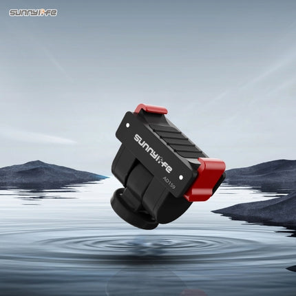 Sunnylife Quick Release Adapter Mount for DJI Osmo Pocket 4 3 180° Tilt 1/4 Thread Selfie Stick Stand for Vlog Travel Outdoor Use OP4-AD159 OveerUps