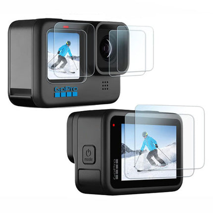 Sunnylife Tempered Glass Protector 2 Set (2+2+2+) for GoPro Hero 12, 11, 10, 9 Cameras Sunnylife