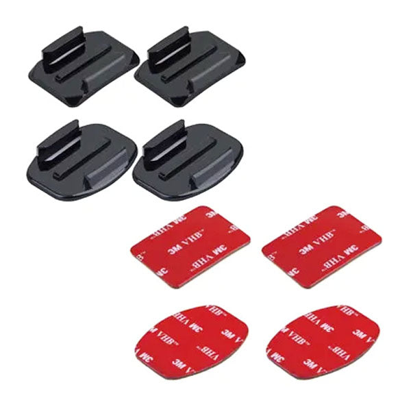 Telesin Curve & Flat Base Adhesive Mounts for Action Cameras Telesin