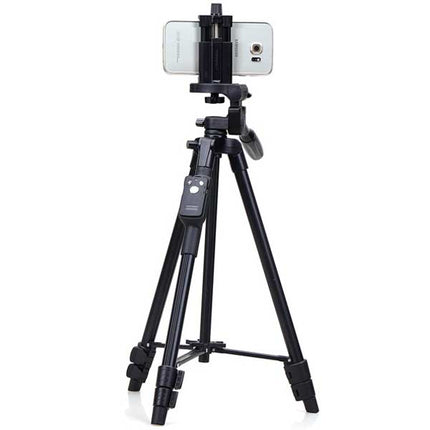 Yunteng VCT-5208 Adjustable Tripod Stand w/ Bluetooth Remote for Smartphone Devices Yunteng