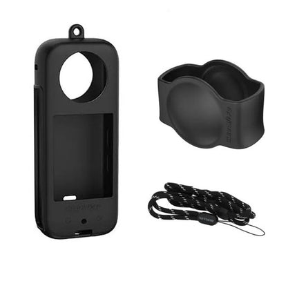 Sunnylife Silicone Frame Case & Lens w/ Strap for Insta360 X3 Camera Sunnylife