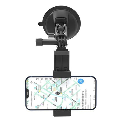 Telesin Foldable Aluminum Suction Mount for Action Cameras & Smartphone Devices Telesin