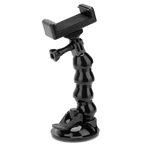 Telesin Gooseneck Suction Mount for Action Cameras & Smartphone Devices Telesin