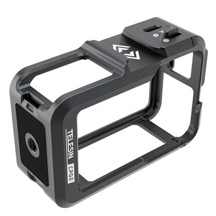 Telesin Metal Combo Vertical Frame Cage for DJI Action 5, 4, 3 Cameras Telesin