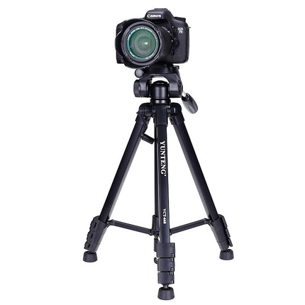 Yunteng VCT-668 Adjustable Tripod Stand for Camcorders, Mirrorless, SLR Cameras Yunteng