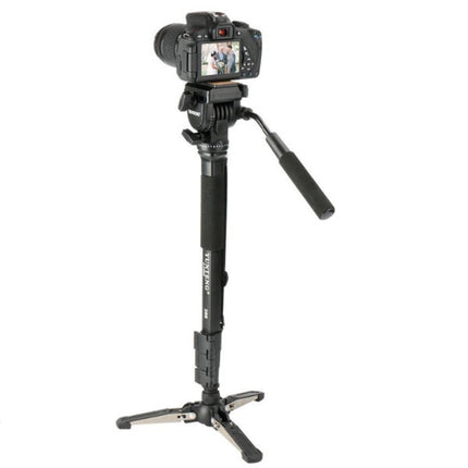 Yunteng VCT-288 Professional Tripod Legs Fluid Pan Head for Camcorders, Mirrorless, SLR Cameras Yunteng