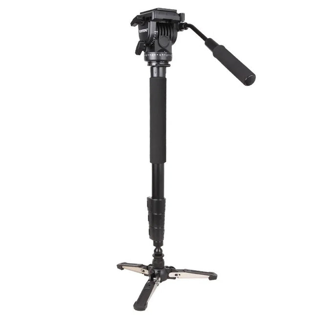 Yunteng VCT-288 Professional Tripod Legs Fluid Pan Head for Camcorders, Mirrorless, SLR Cameras Yunteng