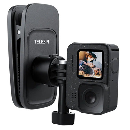 Telesin Quick-Release Magnetic Backpack Clip for Action Cameras Telesin