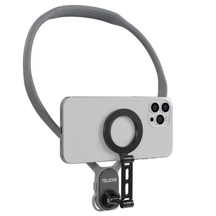 Telesin MagSafe New Edition Flexible POV Neck Mount w/ Fixed Strap for Smartphone Devices Telesin