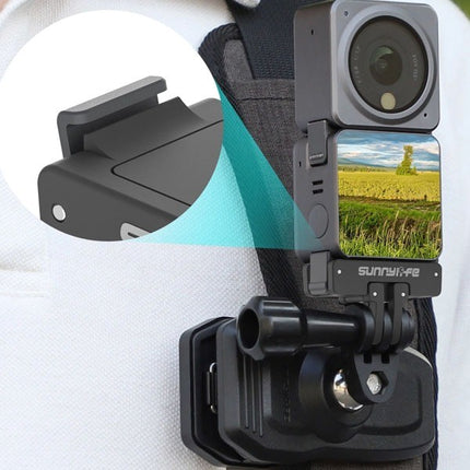 Sunnylife Magnetic Quick-Release Foldable Base Adapter for DJI Action 4, 3, 2 Cameras Sunnylife