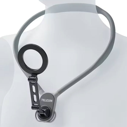 Telesin MagSafe New Edition Flexible POV Neck Mount w/ Fixed Strap for Smartphone Devices Telesin