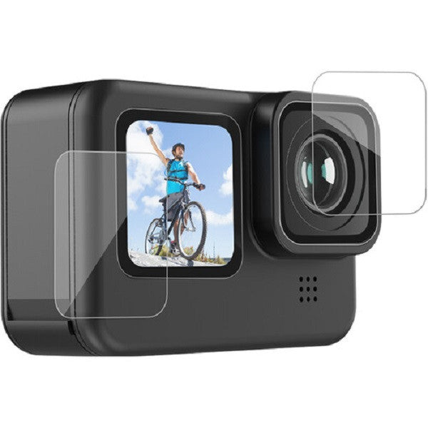 Telesin Tempered Glass Protector for GoPro Hero 12, 11, 10, 9 Action Cameras Telesin