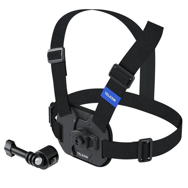Telesin Quick-Release Wearable Vest Chest Harness Strap for Action Cameras Gopro, DJI Osmo, Insta360, SJCAM, etc S2-CGP-01