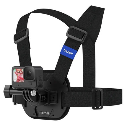 Telesin Quick-Release Wearable Vest Harness Chest Strap for Action Cameras Telesin