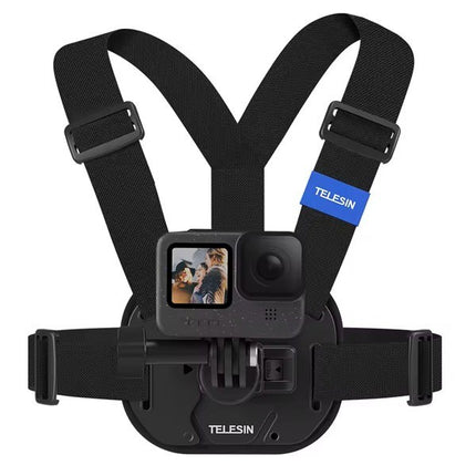 Telesin Quick-Release Wearable Vest Harness Chest Strap for Action Cameras Telesin