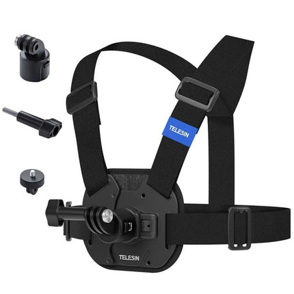 Telesin Quick-Release Wearable Vest Harness Chest Strap for Action Cameras Telesin