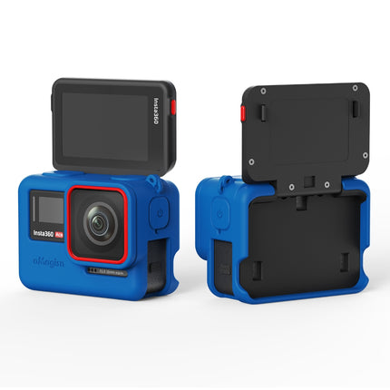 aMagisn Silicone Protective Frame Case for Insta360 Ace & Ace Pro Camera w/ Lens Cover
