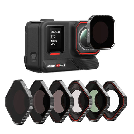 Waterproof ND CPL UV Filter Set for Insta360 Ace Pro 2 – Scratch-Resistant Lens Protector Accessory