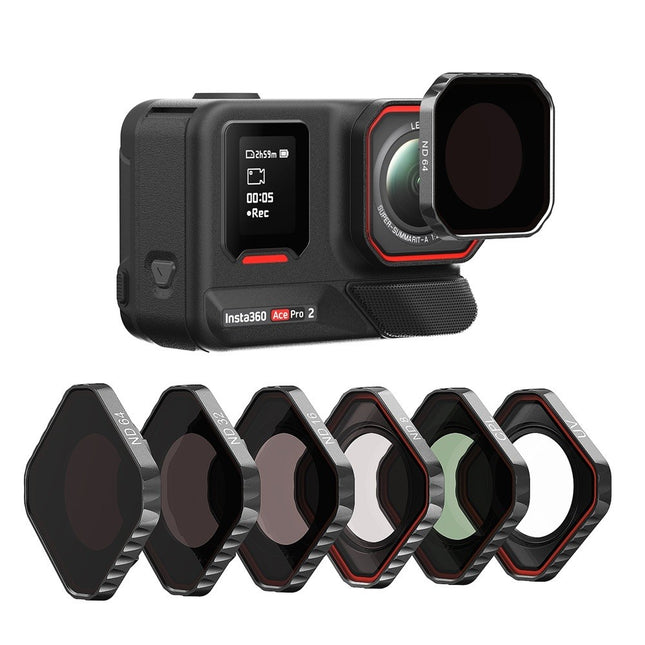 aMagisn CPL ND Lens Filter Set for Insta360 Ace Pro 2 Waterproof Outdoor Camera Filters AC27 OveerUps