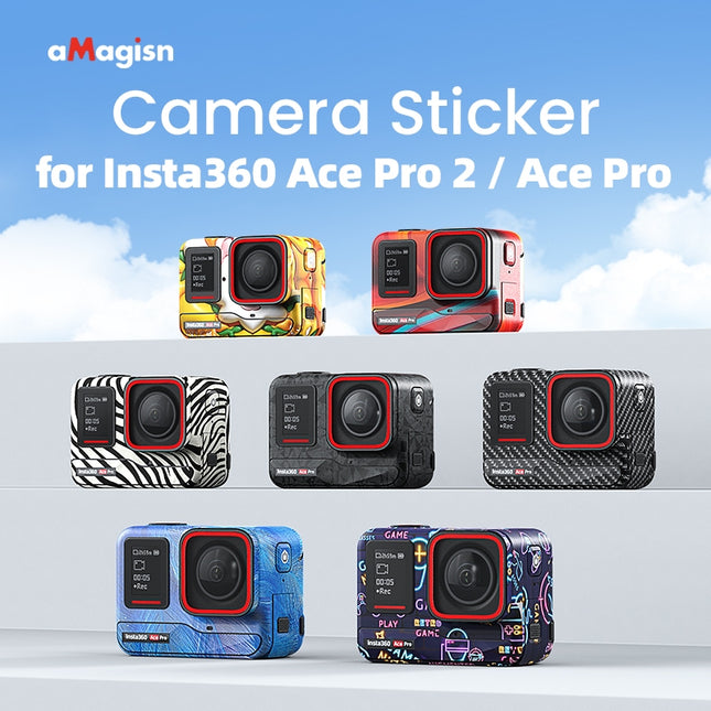 aMagisn 3M Camera Sticker Skin for Insta360 Ace Pro 2 / Ace Pro – Scratchproof Decal Wrap
